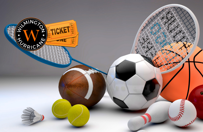 link to get tickets - Image is Huffy, logo, tickets and athletic equipment